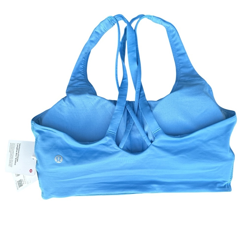 Lululemon Energy Longline Bra Evolve Pool Blue NWT Medium - Picture 4 of 5